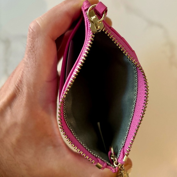 Cole Haan Card case with Zip Super Pink - Grand series - Picture 3 of 4